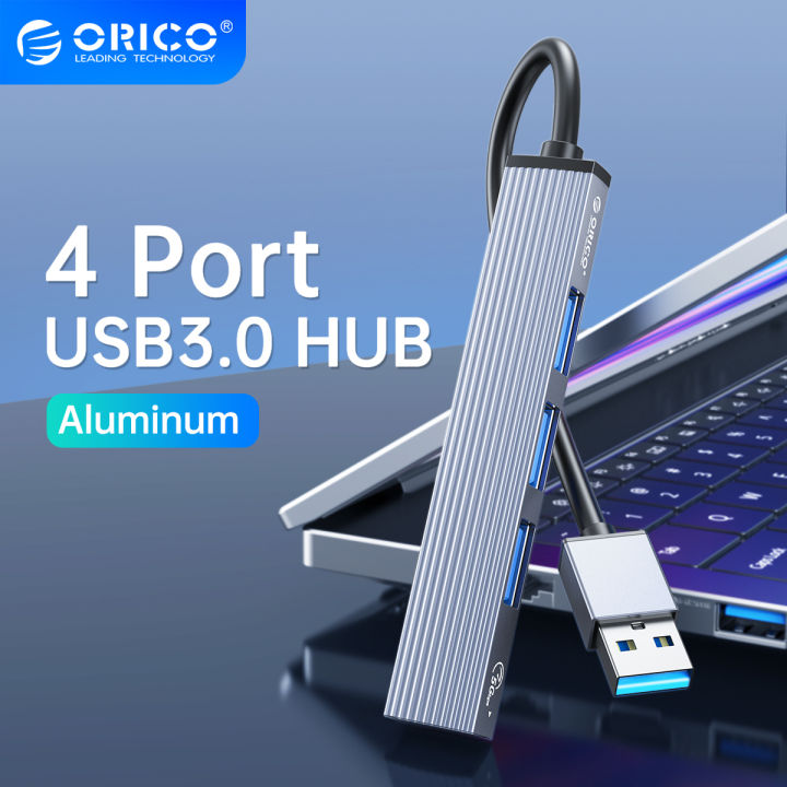 ORICO Type C HUB 4พอร์ต USB 3.0 2.0ตัวแยกสัญญาณ OTG อะแดปเตอร์แบบพกพาแท่น TF สำหรับอุปกรณ์คอมพิวเตอร์
