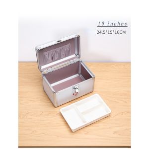 【COD】3-layer aluminum alloy home first aid kit portable medicine storage box medicine storage box