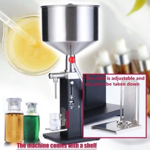 A03 Manual Filling Machine 5-50ml Adjustable Bottle Liquid Filling Machine For Milk Water Juice
