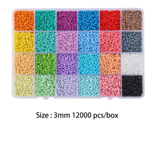 ลูกปัดข้าว 24 เม็ดพร้อมอุปกรณ์เสริม Xiaomi DIY ลูกปัดข้าวเครื่องประดับแฟชั่นเครื่องประดับ