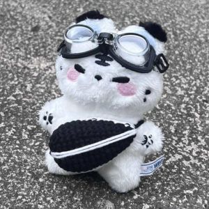 PERNEAKY Kính bảo hộ dưới nước nhỏ Đạo cụ Nhà búp bê Kính bơi Thu nhỏ Kính búp bê Dễ thương Phụ kiện búp bê cotton Kính bơi mini Quà Tặng trẻ em