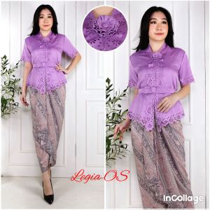 Atasan Kebaya Encim Modern Viani Laser Cut Free Ban & Bros