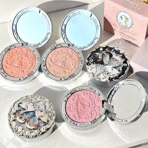 Flower Knows Swan Ballet Collection Embossed Blush Matte Powder Cheek Blusher Long-lasting Natural Brightening Cosmetic 5g2026
