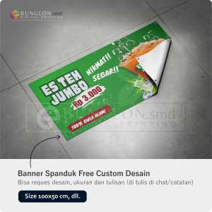 Print Cetak Spanduk Banner Es Teh Jumbo Custom Desain