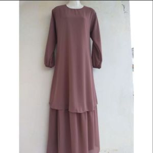 GAMIS MALAYSIA POLOS CERUTY BABYDOLL TERMURAH