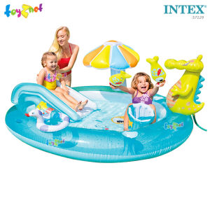 Intex สระน้ํา เป่าลม สไลเดอร์ จระเข้น้อย 2.03x1.73x0.89 ม. รุ่น 57165