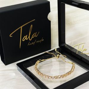 TALA hand made Bracelet 18K Gold Jewelry Women Bracelet Gold Bracelet Adjustable With Premium Gift Box