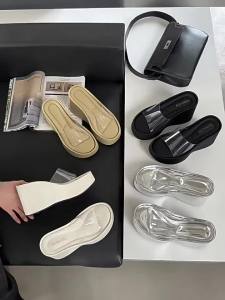 Transparent High-Heeled Platform Sandals For Women Suitable For Outdoor Wear In Summer 2026 New Style Platform Height-Increasing Wedge Beach Sandals