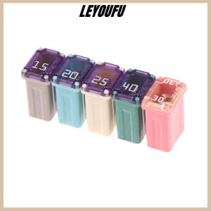 Christmas gift LEYOUFU Mini Square Fuse 15A 20A 25A 30A 40A PEC Automotive Car Fuse Tube Waterproof Fuse Box For Socket