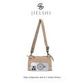 JIELSHI HAPPY 83663-J# Slingbag Tas Selempang Wanita Casual Kekinian Bahan Parasut Crinkle Anti Air. 