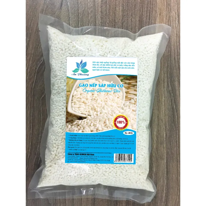 GẠO NẾP SÁP HỮU CƠ 2KG Thơm ngon nấu xôi làm bánh