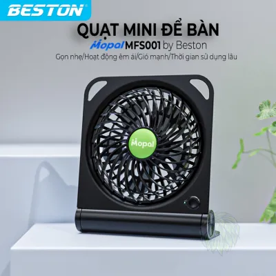 Quạt Sạc Mini Để Bàn Đa NăngXoay 180 ĐộPin 2000mAh Sử Dụng Liên Tiếp lên tới 8 giờ.Thiết kế nhỏ gọn.