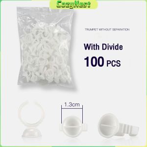 C.N. 100pcs Tattoo Cups Disposable Permanent Makeup Ring Tattoo Ink Eyebrow Lip Tattoo Pigments Holder