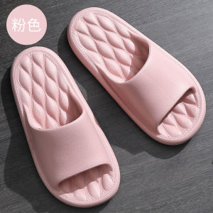 [Free Shipping] Summer Slippers Soft-Soled WomenS High-End Style CoupleS Sandals Non-Slip Thick-Soled For Home Use