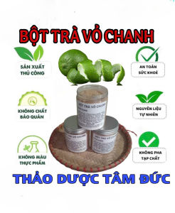 hũ 100g bột trà vỏ chanh
