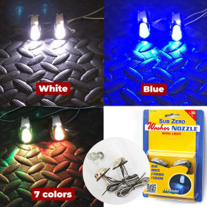 Sub Zero Wiper Snoozer Washer Nozzle with light for Cars 12V