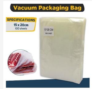 100pcs Vacuum Food Fresh Sealer Bags Food Sealer Bag (20 x 25 cm | 20 x 30 cm | 15 x 20 cm | 17 x 20 cm ) / Keep Fresh Food Saver Vacuum Sealer Bag Packaging Bags Storage Bag