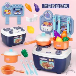 20PCS DIY Mini Dapur Mainan Pretend Play Kitchen Set Toys Mainan Anak Perempuan 3 Tahun