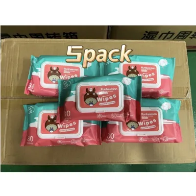 Ecoplanet COD#10pack 80 Sheet BABY WET WIPES 80pcs per pack (Non-Alcohol) unilove baby wipes