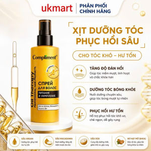 Xịt Dưỡng Tóc Compliment Oil Treatment Nuôi Dưỡng Và Dưỡng Ẩm Tóc 200 ml
