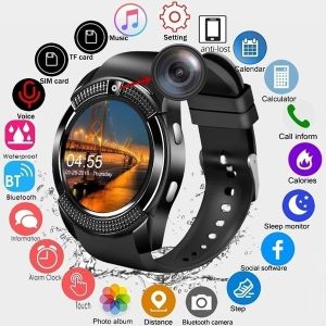 Waterproof Bluetooth Smartwatch Touch Screen Smart Wrist Watch With SIM SD Card Slot Camera Fitness Tracker