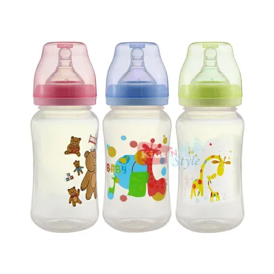 3 Pack And 2 Pack Milk Feeding Wide Neck Bottle Cup 320ml BPA-free Spill-Proof Water For Baby