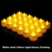 Candles Tealight Flickering Smokeless LED Candle Tealight Candle for Wedding Birthday Party Decoration Prop Battery Included蜡烛灯