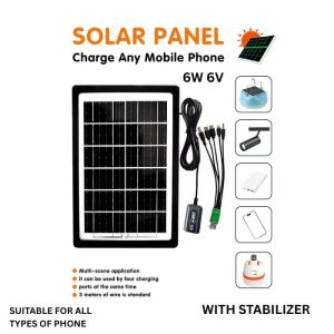 Solar Panel Charger USB Port Portable High Power Monocrystalline Solar Panel Phone USB Devices Charger & Line for Cell Phone Camping Outdoor