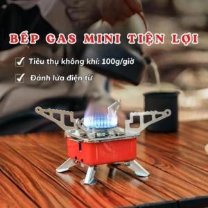 Bếp Gas Mini Gấp Gọn Cắm Trại Du Lịch Dã Ngoại Tiện Lợi Nhỏ Gọn Đánh Lửa Tự Động Chống Trượt-Lovely Gift 4U