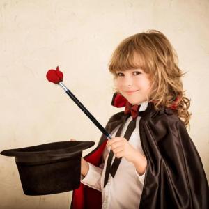 Rose Blooming Magics Trick Stick With Invisible Flower For Begginers Magician Performances Close Up Magics Trick Props