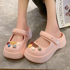 QLshop ขายดีนำเทรนด์ รองเท้ามีส้น 🌸 รองเท้าหัวโต รองเท้า รัดส้น ใส่สบายยยยยยย มีตัวติดน่ารักเวอร์  ได้ใส่เเล้วจะติดใจไปลองกันนนนน🔥