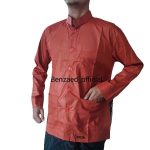 koko haibah pria dewasa lengan panjang polos al kafi