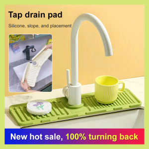 Waterproof Mat Waterproof and Anti-mold Add Water Stopper Faucet Sink Splash Pad Drainage