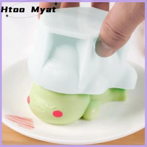 tantuoye Dễ thương khủng long Mousse khuôn Pudding Silicone khuôn mãng cầu Khuôn bánh khuôn phim hoạt hình màu xanh lá cây Dino bánh trang trí nướng bánh công cụ