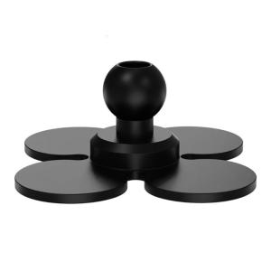 Heavy Duty 360 Rotatable Helmet Camera Mount Flexible Adhesive Base 17mm Ball For Action Camera Motorcycle Accessories