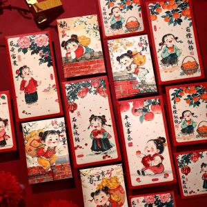 🍊6pcs 2025 Chinese New Year snake red angbao HUAT PAO cny packet quality