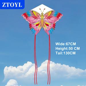 [COD] ZTOYL ว่าวผีเสื้อหลากสี1.4เมตรของเล่นสำหรับเด็กว่าวปลาบินว่าวลมแบบมืออาชีพของเล่นกีฬา-ว่าวอากาศสนุกสนาน