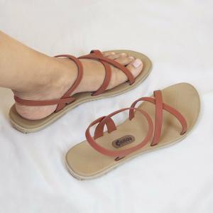 Sandal Flat Wanita Terbaru Flip Flop Vivian Original Camou Sendal Tali Flats Cewe Cewek Selop Jelly Full Karet Premium