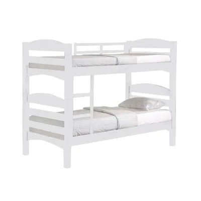 Living Mall Stella Series Solid Rubber Wood Bunk Bed in 14 Designs