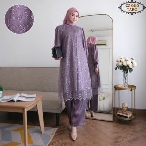 BISA COD - BEST SELLER LAURA ONE SET IED SERIES!! Setelan Celana Brukat Tille/ Setcel Brukat Denim/ Setcel Brukat Remaja/ Setcel Brukat Jumbo