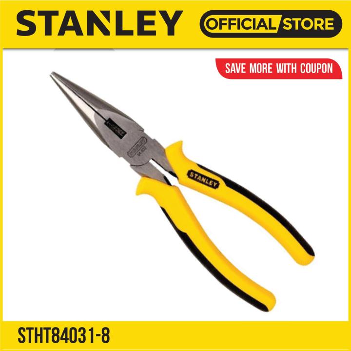 Stanley 084812 Locking Pliers - 7-inch (170mm) Long Nose, Chrome Plated, Forged Jaws For Maximum Grip & Durability 10 thumbnail image