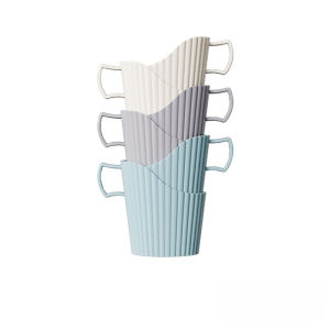 Plastic Cup Holder Disposable Cup Sleeve Heat Resistant Coffee Cup Sleeve