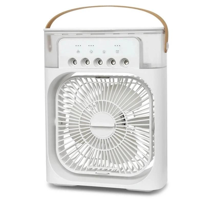 680ML Large Capacity Portable Table Fan USB 3 Speed Cooling Humidifier Dual Use Mini Air Cooler For Summer Indoor Outdoor Daily Use_voghion.com