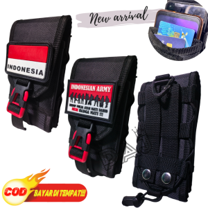 SARUNG HP TACTICAL POUCH HANDPHONE PINGGANG TERBARU