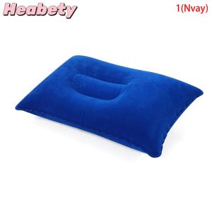 Heabety Inflatable Air Pillow Bed Sleeping Camping Pillow PVC Nylon Neck Pillow