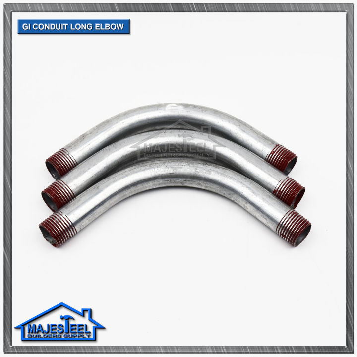 Rigid Steel Conduit (RSC) Galvanized Iron Conduit Long Elbow 1-1/4 ...