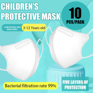 [ถุงส่วนบุคคล] BT เด็กอายุ 4-12 ปีใช้หน้ากาก KN95 การ์ตูน 5ply 5D Duckbill ป้องกันการหายใจแบบไม่มีอุปสรรค 5 ชั้น 口罩