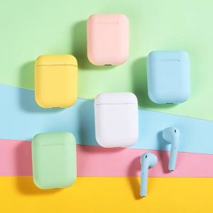 COD Headset Bluetooth Inpods12 Headset Earphone Bluetooth 5.0 Warna Macaron Earphone i12 TWS Super Bass Warna Macaron