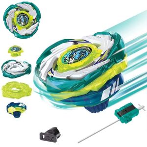 CHENJIE ระเบิดเพกาซัสสีเขียว เบย์เบลด X แบทเทิล ไจโร โลหะผสม ซีเอ็กซ์-07 บีส์ พร้อมตัวเรียกใช้งาน แบทเทิลท็อป บีซีคอลเลคเตอร์