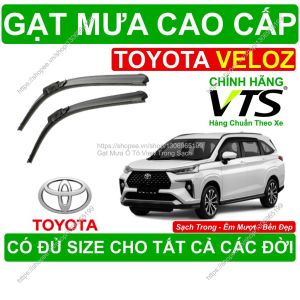 Gạt Mưa Kính Lái Toyota Veloz Cross Cặp Gạt Mưa Kính Lái Toyota Veloz Cross Có Đủ Size Cho Các Đời Xe Veloz Cross
